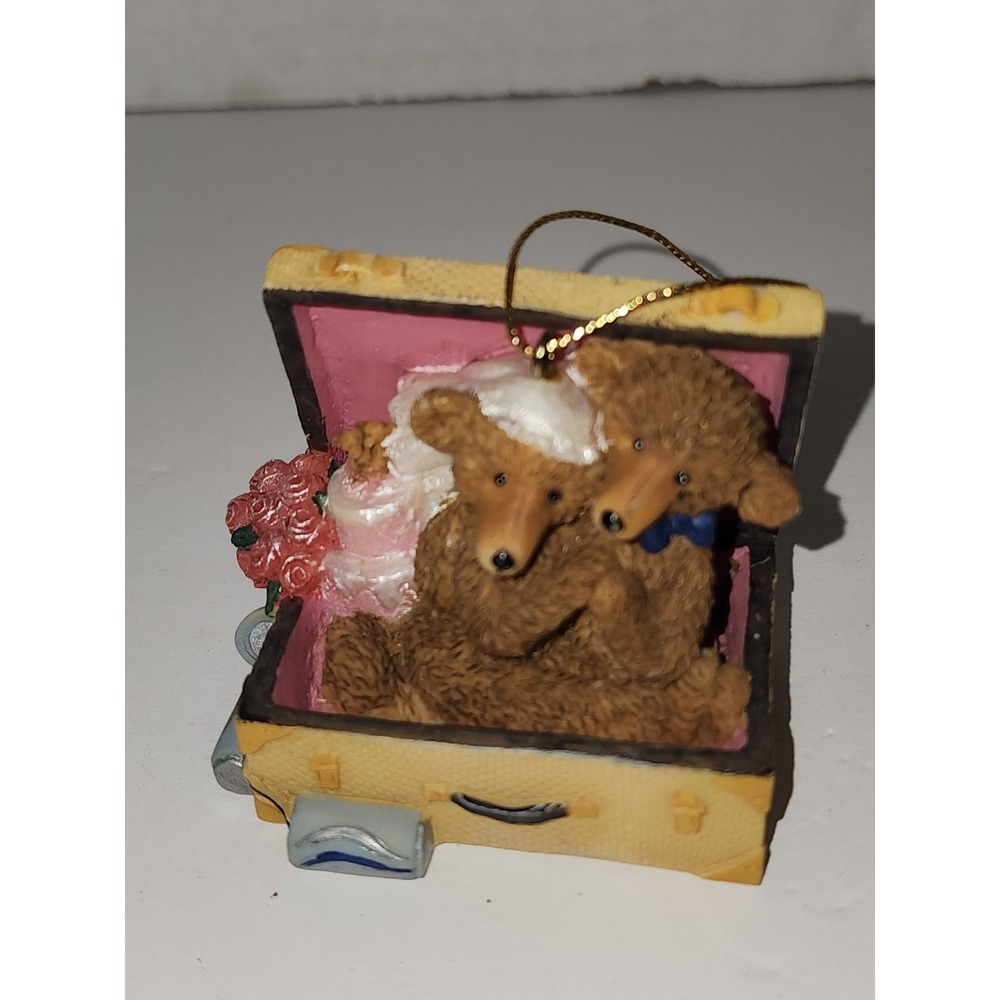 Christmas Ornament Boassy Bears Going to‎ the Chapel 1999 wedding